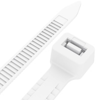 Хомуты нейлоновые  4x200 мм, 100 шт, белые, "MAXIMUM" (2618) оптом