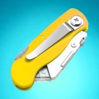 нож для гипсокартона складной, пластиковый, 4 запасных лезвия 18 мм, "maximum" mx 09325 (2325) оптом